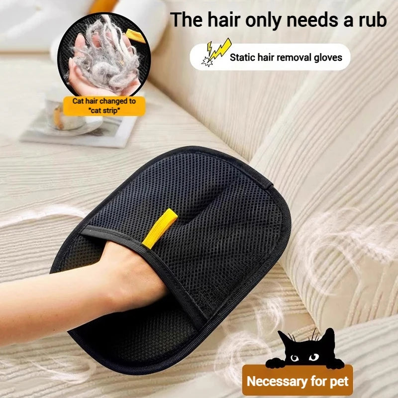 Pet Hair Removal Gloves Static Dedusting Brushing Tools For Dog Cat Grooming Gloves Efficient Hair Remover From Clothes Carpet