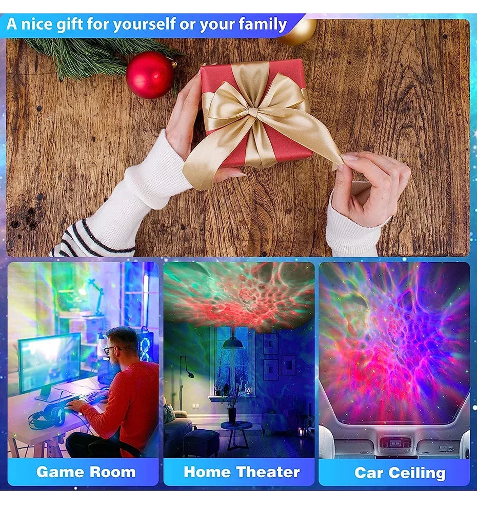 Galaxy Astronaut Star Projector Nebula Projector With Remote Control For Children's Room Party Atmosphere Light Children's Gifts