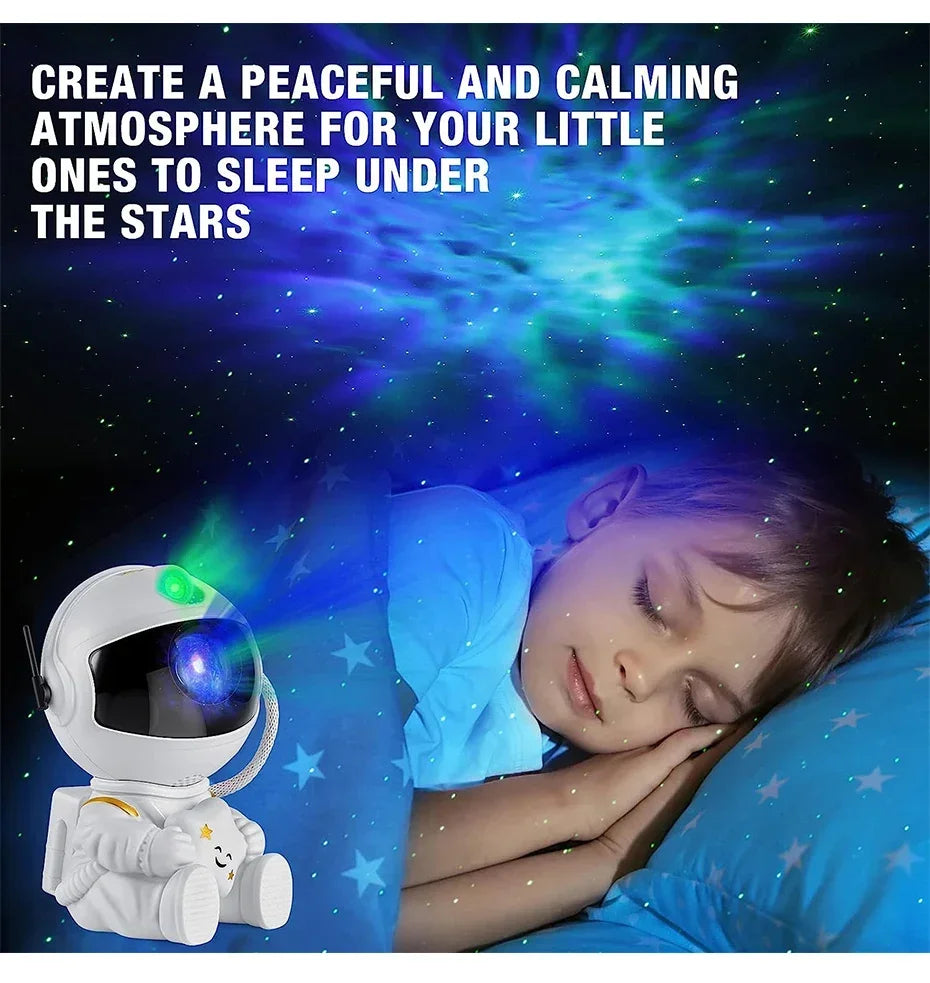 Galaxy Astronaut Star Projector Nebula Projector With Remote Control For Children's Room Party Atmosphere Light Children's Gifts