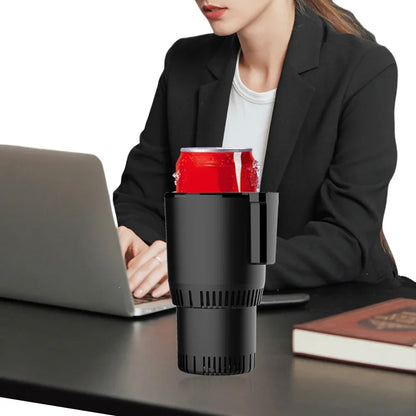 2 In 1 Auto Refrigerator Cooling Heating Cup 12V 36W Smart Car Cup Mug Holder Keep Beverage Cool Warm for Outdoor Travelling