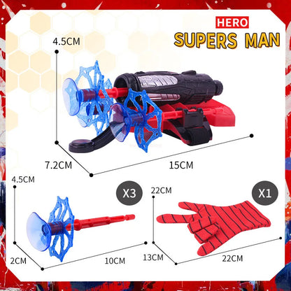 Ml Legends Spiderman Web Shooters Toys Spider Man Wrist Launcher Cosplay Peter Parker Accessories Props Gloves Gift For Children