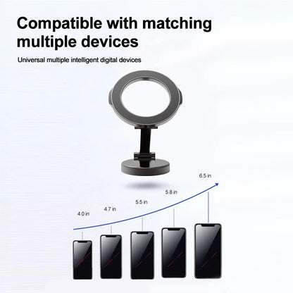 Strong Magnetic Cell Phone Holder Car 360° Swivel Adjustable Back Sticker Holder Magsafe for IPhone 15 Samsung Xiaomi Universal