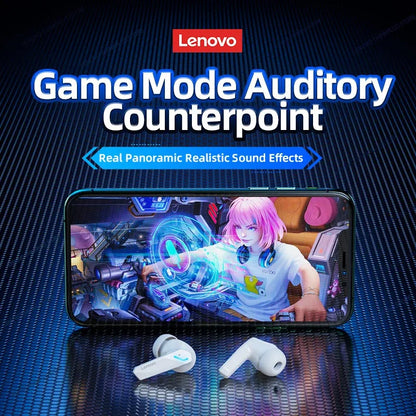 Lenovo GM2 Pro TWS Wireless Bluetooth5.3 Wireless Bluetooth Headset with Mic Earbuds Earphones Wireless Headphones Earbuds