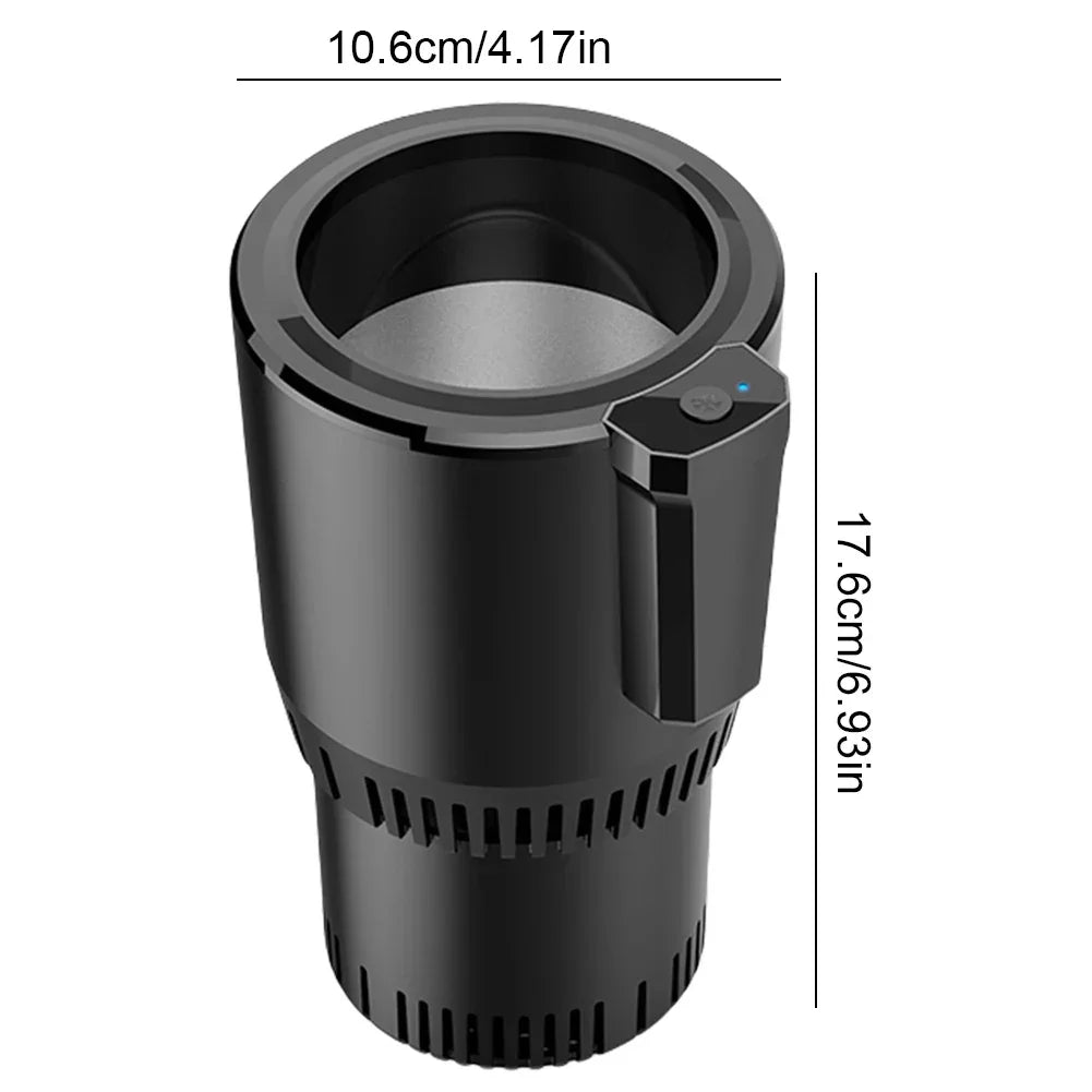 2 In 1 Auto Refrigerator Cooling Heating Cup 12V 36W Smart Car Cup Mug Holder Keep Beverage Cool Warm for Outdoor Travelling
