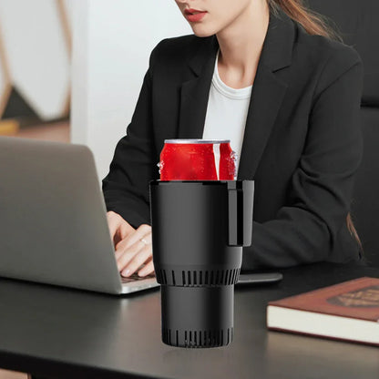 2 In 1 Auto Refrigerator Cooling Heating Cup 12V 36W Smart Car Cup Mug Holder Keep Beverage Cool Warm for Outdoor Travelling
